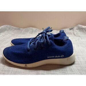 Allbirds Womens Sams Club Blue Wool Runners Size 8 Lace Up